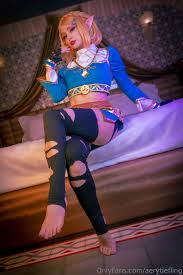 Lewd And Nude Zelda Cosplay By Aery Tiefling