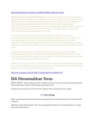 Yang dimansuhkan berikutan perisytiharan perdana menteri dato' sri haji. Isa Dimansuhkan Terus Akta Keselamatan Dalam Negeri Isa Internal Security Act Yang Merupakan Undang