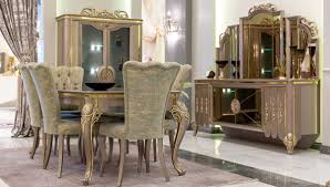 Check spelling or type a new query. Casa Padrino Luxury Baroque Dining Room Set Green Gold Gray 1 Dining Table 6 Dining Chairs Magnificent Dining Room Furniture In Baroque Style Luxury Quality