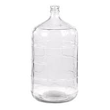 Singaye 5 gallon water cooler jug rack, 5 tier water bottle storage rack 13.38w x13.38lx 53.14 h silver. Retro 5 Gallon Glass Water Jug Walmart Com Walmart Com