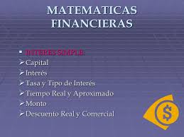 Matematicas Financieras Ppt Descargar