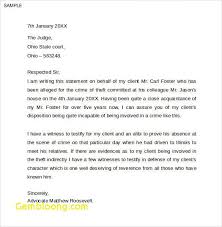Character Witness Letter Example Luxury Character Witness Letter Example For Court Principal Character Witness Letter Letter Example Letter To Judge