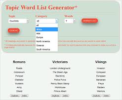 A paid subscription to esl library gives you access to all of our 1,000+ lessons and 3,000+ flashcards. Key Stage 2 Word Bank Generator Broader Visions