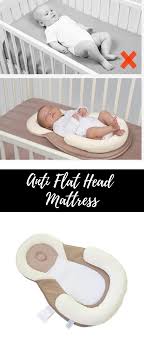 Positioning Baby Pillow Ultimate Comfort Soft And Breathable Fabric Allow For Perfect Head Back And Neck Ventilat Flat Head Baby Baby Mattress Baby Pillows