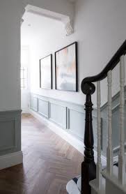 38 Super Ideas For Grey Wood Walls Paneling Hallways Wood Panel Walls Stairs Design Hallway Decorating