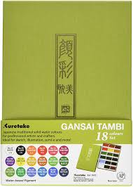 Zig Kuretake Gansai Tambi 18 Color Set