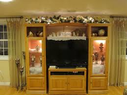 Christmas Entertainment Center Entertainment Center Christmas Decor Diy Entertaining