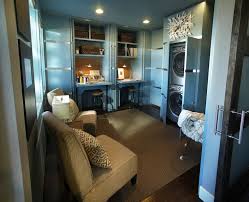 Our study space ideas can help kids and adults alike get to work, stay focused and learn something new anywhere at home. Hidden Washer And Dryer Contemporary Laundry Room Sherwin Williams Powder Blue Hgtv