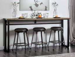 Cm3392pt 4pk Mullins Rustic Oak Black Finish Wood Industrial Bar Table And Stools Set Bar Table And Stools Bar Table Solid Wood Dining Set