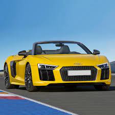 Drive The Audi R8 V10 Spyder In Dubai For Only Aed 1700 Day This Sports Car Fits 2 Passengers And 2 Medium Sized Bags It Is Audi Car Rental Audi R8 V10