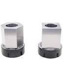 ER-40 Collet Chucks Block Set of 2 Square and Hex Workholding ...