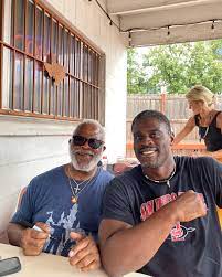 Dirty Martin's Place | Earl Campbell and son Tyler Campbell ready for  football season! Longhorns, we hope y'all are ready for kickoff this  Saturday! If you want a great place to watch