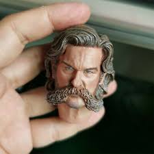 1/6 Male Head Sculpt Kurt Russell John Ruth Beard For 12inch Figure Soldier 