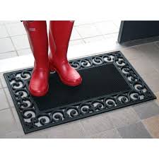 Paillasson Jardin Caoutchouc Noir Arabesques Taille Taille Unique In 2019 Products Arabesque Paillasson Und Caoutchouc