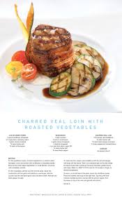Looking For The Perfect Recipe To Make For Mother S Day Try Our Charred Veal Loin With Roasted Vegetables Fine Dining Recipes Recipes Food Presentation