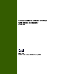 It pushes them to go beyond their limits and try hard enough in order to achieve everything they want. Pdf China S Rare Earth Elements Industry What Can The West Learn