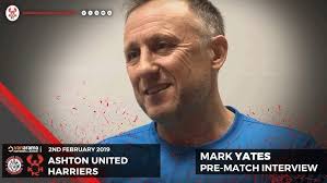 Mark Yates pre-match: Ashton United v Harriers 02/01/19