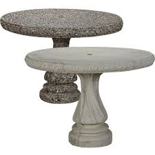 Shop predmore rectangular outdoor dining table umbrella. Patio Table Amcon Concrete Products