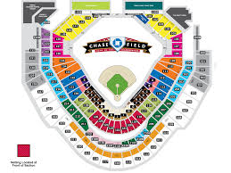 Chase Field Seating Chart Elcho Table