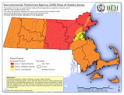 Maps of the 14 counties of massachusetts. Radon Mepht