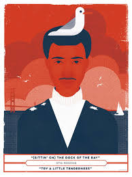 Lyrics Otis Redding Sitting On The Dock Of The Bay Otis Redding Sittin On The Dock Of The Bay Poster By J D Humphreys Music Artists Otis Dock Of The Bay