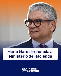 Este jueves 21 de agosto, Mario Marcel presentó su renuncia como ministro  de Hacienda. NOTICIA EN DESARROLLO