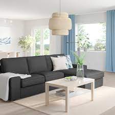 High quality cotton fabric for replacement sofa cover compatible to ikea kivik sofa bed cover. Kivik 3er Sofa Mit Recamiere Hillared Anthrazit Ikea Deutschland