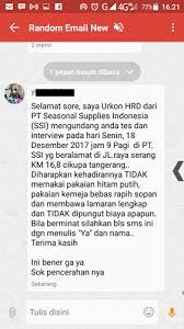 Gaji pt ssi cikarang : Pt Seasonal Supplies Indonesia Ssi Random Email Loker