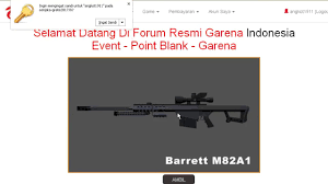 Maybe you would like to learn more about one of these? Cara Mendapatkan Barretta M82a1 Hanya Dalam Waktu 2 Menit By Garena Indonesia