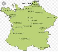 If for any reason this is not displaying the correct map location then please inform us. Where To Locate Normandy Versailles Paris Brest Nantes Bordeaux Marseilles Alsace On Map Of Brainly In