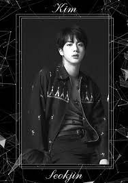 Bts Kim Seokjin Black Wallpaper Penyanyi Suami Saya