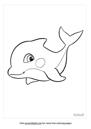 Here is a small collection of free dolphin coloring pages to print out for your kids, highlighting different species of dolphin. Cute Baby Dolphin Coloring Pages Free Animals Coloring Pages Kidadl