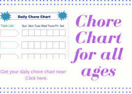 Age Appropriate Chores For Kids A Chore Chart Explore