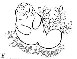 Manatee Coloring Page Free For The Month Of May Mermaid Coloring Pages Coloring Pages Mermaid Coloring