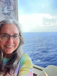 View from my cabin. Bahamas here I come!