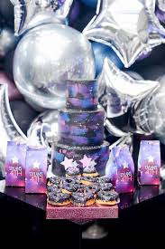 18th Birthday Theme Ideas For Girls Galactic Out Of This World Birthday Party Kara S Party Ideas 18th Birthday Party Themes Space Birthday Party Birthday Gifts For Teens
