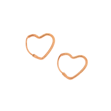 They come with amazing offers and discounts. Rose Gold 15mm Heart Hoop Earrings Icing Us