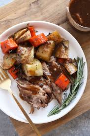 Pork shoulder picnic roast recipe in the oven Best Instant Pot Pork Roast Fit Foodie Finds
