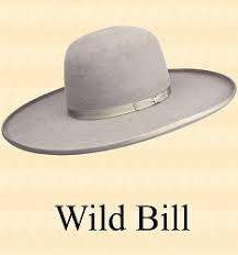 Hat has a 4.5' brim and a 5.5' crown black band with silver buckle and a genuine leather sweatband. Open Crown