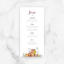 Las mejores ubicaciones para bodas, con menús y presupuestos. Minutas Para Boda Tarjetas De Menu Sara Project Party