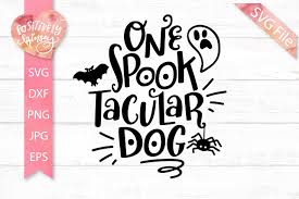 Download now the premium icon pack 'halloween'. One Spooktacular Dog Svg Cute Dog Tag Svg For Halloween 719395 Svgs Design Bundles