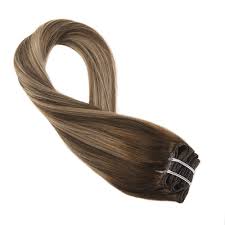 Color #1 jet black #1b off black #2 darkest brown #4 brown #f27/613 strawberry blonde and platinum mix #613 platinum blonde natural blonde #6 chestnut brown. Moresoo Full Head Clip In Human Hair Extensions 4 27 4 Brown Mixed Blonde 7pcs 100g Clip Ins Straight Machine Remy Hair Buy At The Price Of 65 59 In Aliexpress Com Imall Com