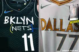 Looks like no changes besides changing it to the jordan logo. Nets Mavs New 2021 City Edition Jerseys Leaked Sportslogos Net News
