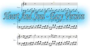 Find your perfect arrangement and access a variety of transpositions so you can print and play instantly, anywhere. Heart And Soul Piano Sheet Music For Beginners Best Music Sheet
