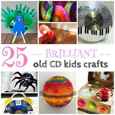 Break cd into pieces, glue onto something. 25 Brilliant Recycled Cd Kid Crafts