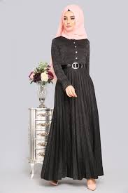 Piliseli Simli Elbise Edf4135 Siyah Giyim Elbise Modelleri Elbise