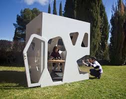 Spielhaus Garten Fenster Glas Fronten Modern Ideen Kinder Kinder Spielhaus Garten Hinterhof Spielhaus Kinderspielhaus