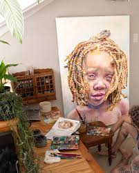 Ricky Drew just dropped in with his first painting of 2024