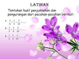 Caranya dengan membulatkan kedua bilangan kemudian hasil pembulatan tersebut dijumlahkan atau dikurangkan. Penjumlahan Dan Pengurangan Pecahan Ppt Download