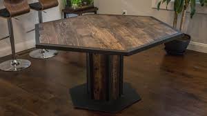 Industrial Style Hexagon Dining Table Dining Table Diy Dining Table Diy Kitchen Table